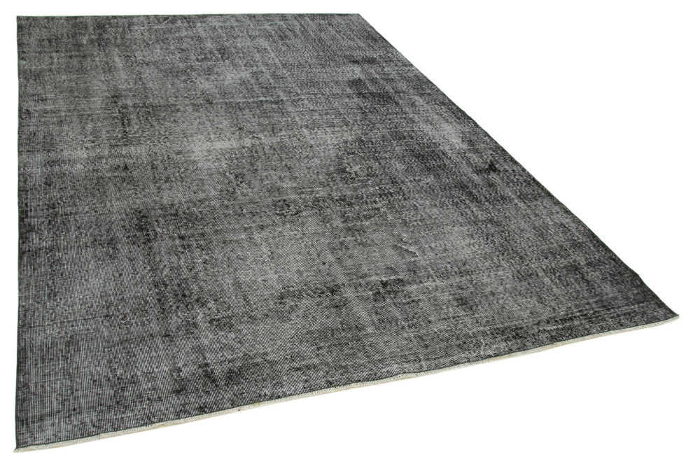 Rug N Carpet - Handmade Oriental 6' 9" x 9' 10" Decorative Overdyed Area Rug