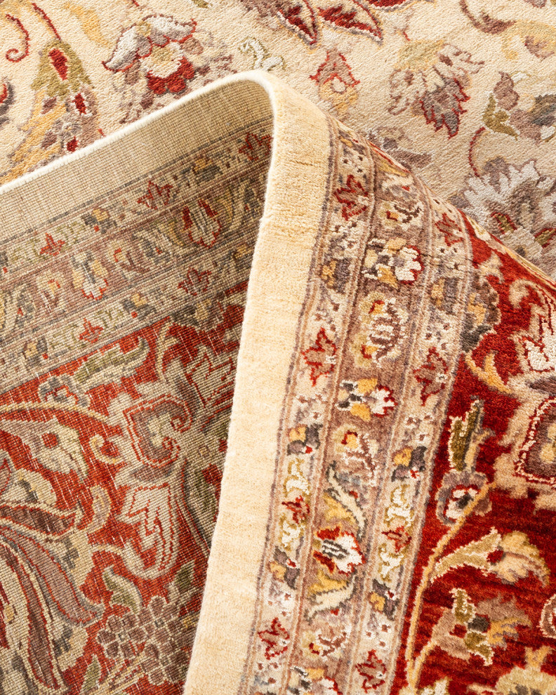 Bokaro, One-of-a-Kind Hand-Knotted Area Rug Ivory, 9'1"x12'4"