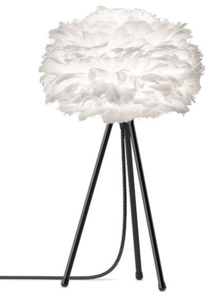 Eos Mini Table Lamp, Black/White