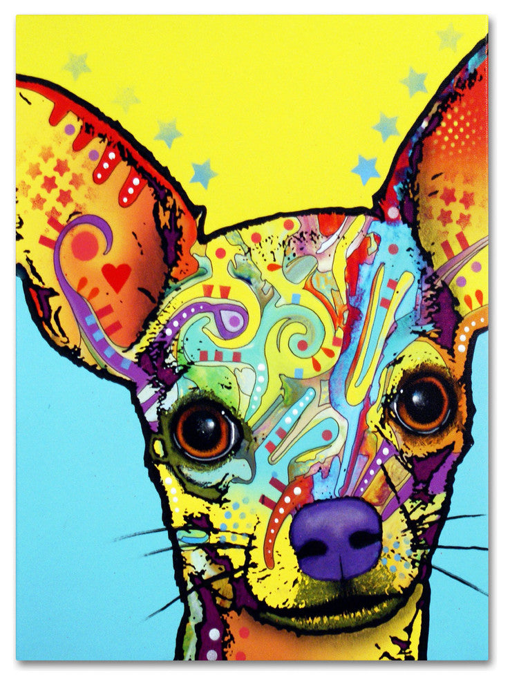 Dean Russo 'Chihuahua' Canvas Art, 18x24