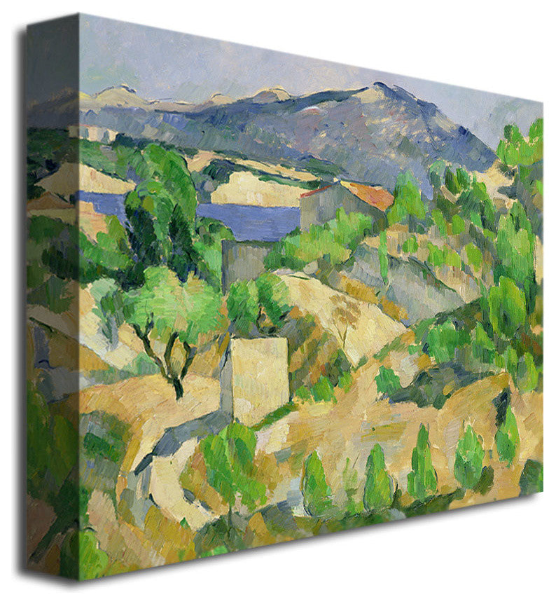 ''Mountains in Provence'' Canvas Art by Paul Cezanne