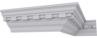 2"H x 2"P x 2 7/8"F x 96"L, (1 1/4" Repeat) Dentil Crown Moulding