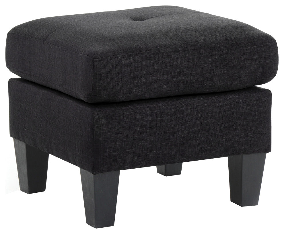 Newbury Ottoman, Black