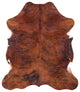 Organic Natural Hair-On Cowhide Area Rug 6' 9" X 5' 11" C1467