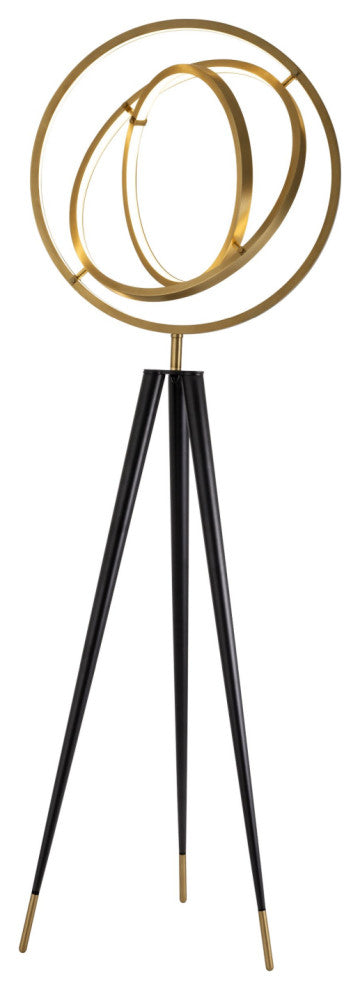 Brass Antique Floor Lamp | Eichholtz Cassini