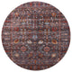 Ahgly Company Indoor Round Mid-Century Modern Area Rugs, 3' Round