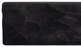 Rough Hewn Fireplace Shelf Mantel, Midnight Black, 60"