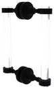 Pacific Grove 8" Back to Back Shower Door Pull, Matte Black