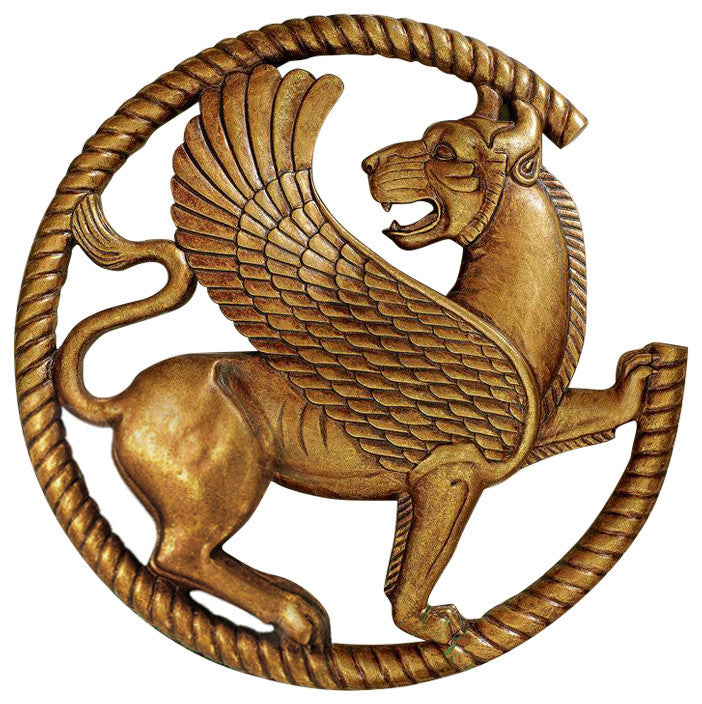 Persian Griffin Wall Sculpture