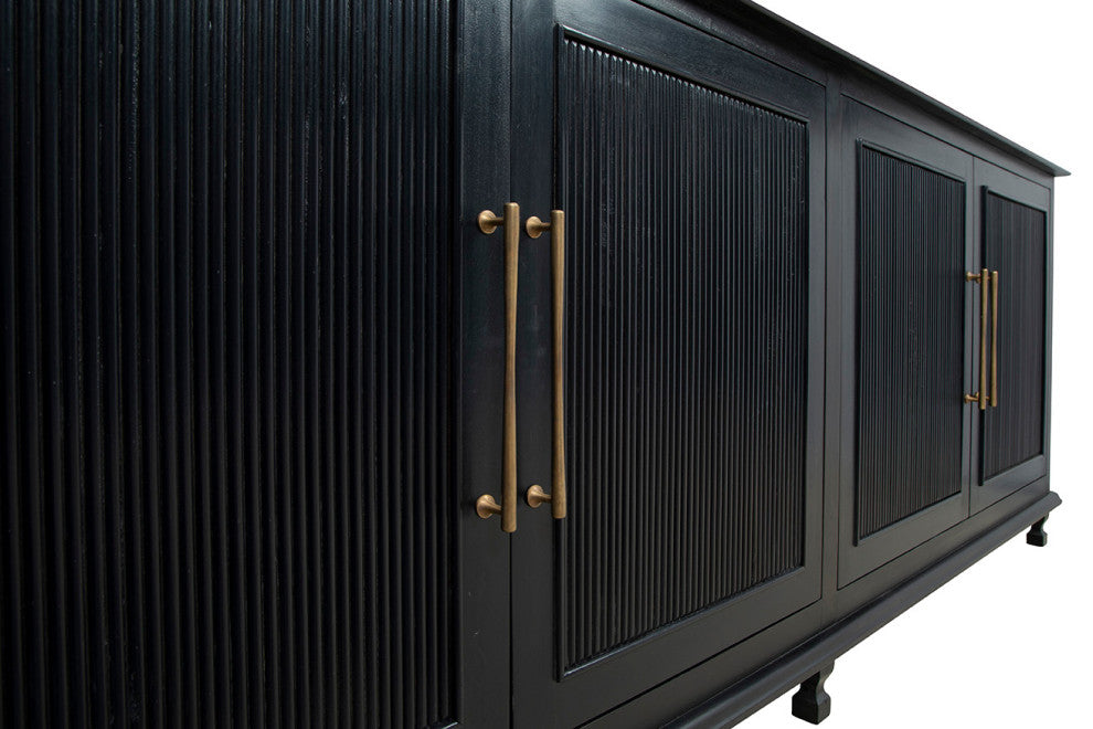 Margot 96" Wide Sideboard, Black