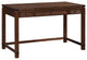Baton Rouge Home Office Writing Desk, Brushed Walnut Finish