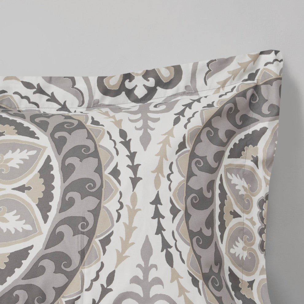 Madison Park Microfiber Printed 7-Piece Comforter Set, Twin