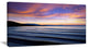 "Blue Dramatic Sky Over Layered Waves" Seashore Canvas Wall Art, 32"x16"