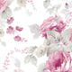 Rose Gardens 2, Romantic Floral Flower White, Rose Wallpaper Roll