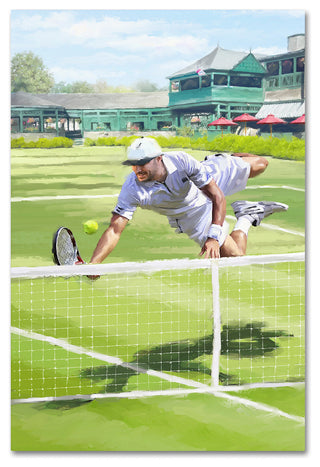 The Macneil Studio 'Tennis' Canvas Art, 24"x16"