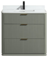 Ari Kitchen and Bath Aria 36" Freestanding Bathroom Vanity Sage