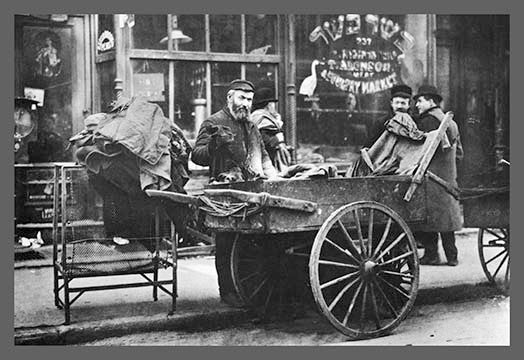 Pushcart Peddler- Canvas Poster 20" x 30"