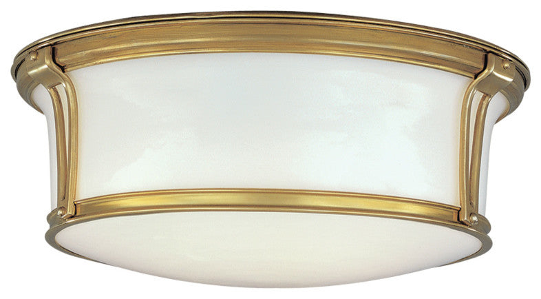 Hudson Valley Newport Two Light Flush Mount 6513-AGB