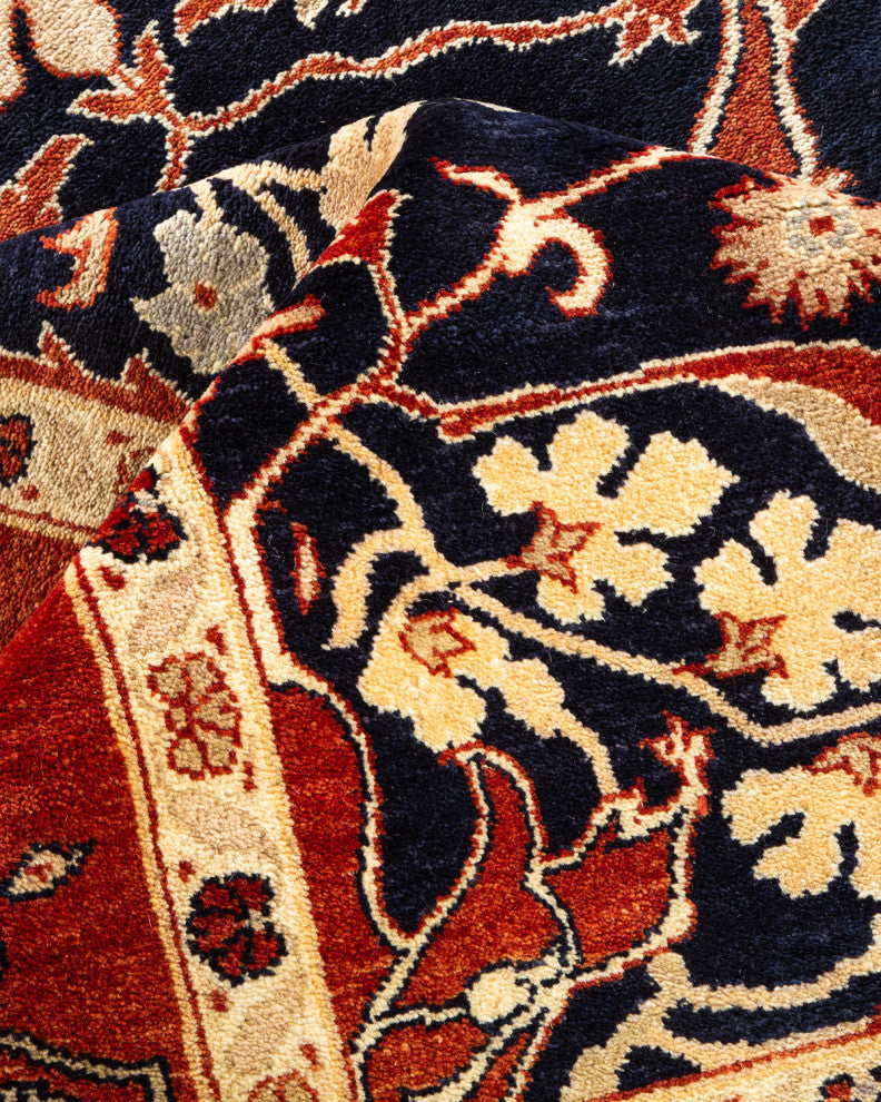 Mogul, One-of-a-Kind Hand-Knotted Area Rug Blue, 9'3"x12'5"