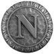 Initial A Knob Antique Brass, Antique Pewter, N