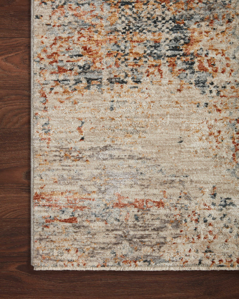 Loloi Axel AXE06 Sand and Multi Area Rug, Sand / Multi, 2'6"x10'0"