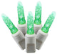 70Lt Led Green/Ww M5 Icicle Set 9'L