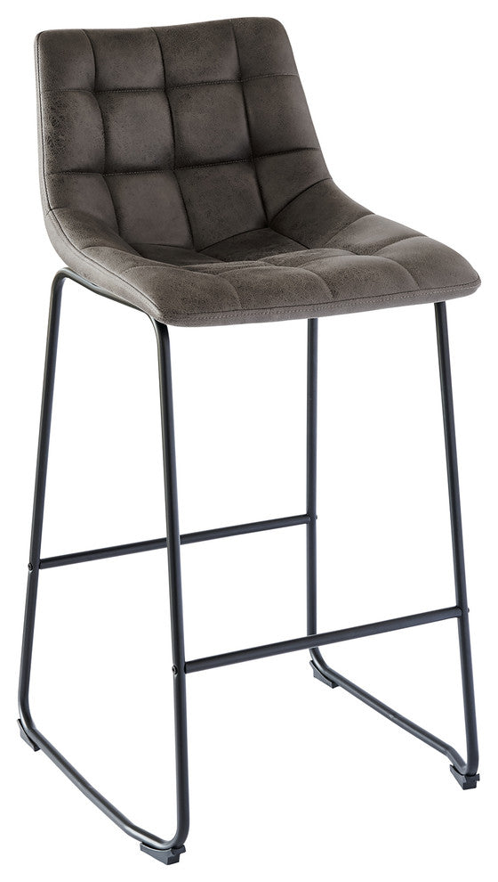 Picket House Furnishings Richmond Metal Bar Stool Set, Gray