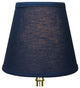 Fenchel Shades, 5"x9"x7" Bulb Clip Attachment Empire Lamp Shade, Linen
