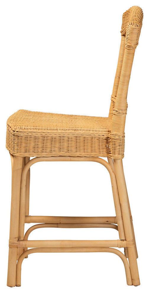 Becca Natural Rattan Counter Stool