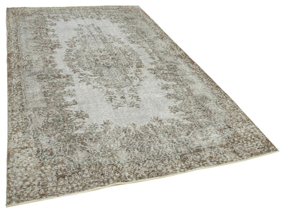 Rug N Carpet - Handmade Oriental 5' 6" x 9' 5" Decorative Overdyed Area Rug