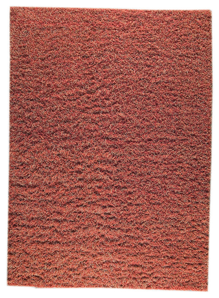 Hand Knotted Red New Zealand Wool Area Rug
