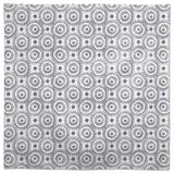 Boho Circles Dark Gray 58x58 Tablecloth