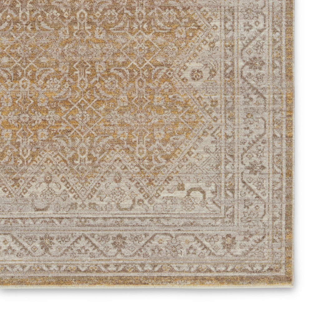 Vibe by Jaipur Living Harriet Medallion Gold/ Light Gray Area Rug 8'X10'