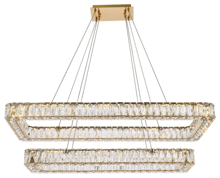 Modern Gold 2-Light Pendant