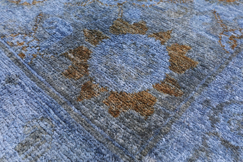 8' 10" X 11' 8" Overdyed Full Pile Hand-Knotted Wool Rug - WR1422