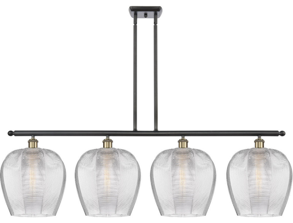 Innovations 516-4I-BAB-G462-12 4 Light Island Light, Black Antique Brass