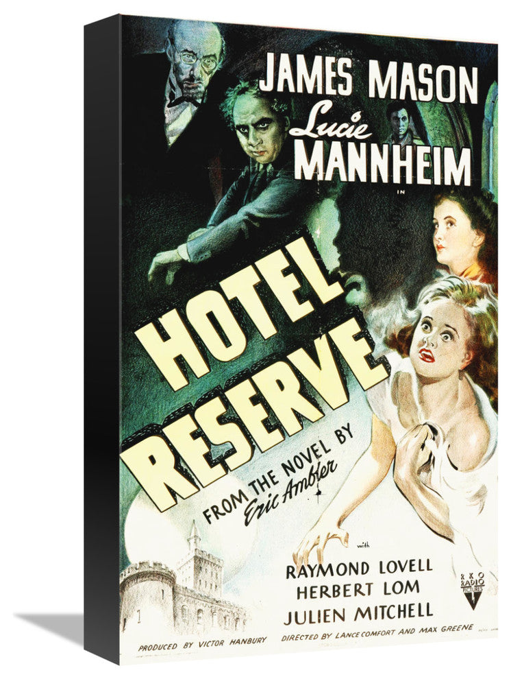 "Hotel Reserve" Stretched Canvas Giclee by Hollywood Photo Archive, 10x16"