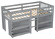 Gewnee Twin Size Kid Low Loft Bed