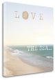 "Love The Sea" By Laura Marshall, Giclee Print on Gallery Wrap Canvas