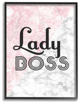 Stupell Ind. Lady Boss Framed Giclee Texturized Art, 11x14