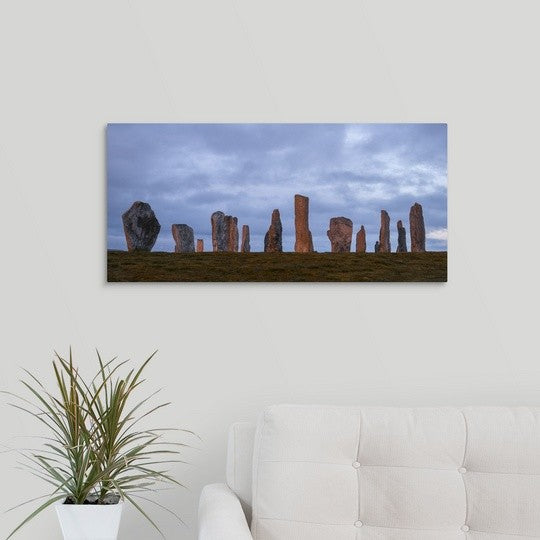 "Circle of Ages" Wrapped Canvas Art Print, 30"x14"x1.5"