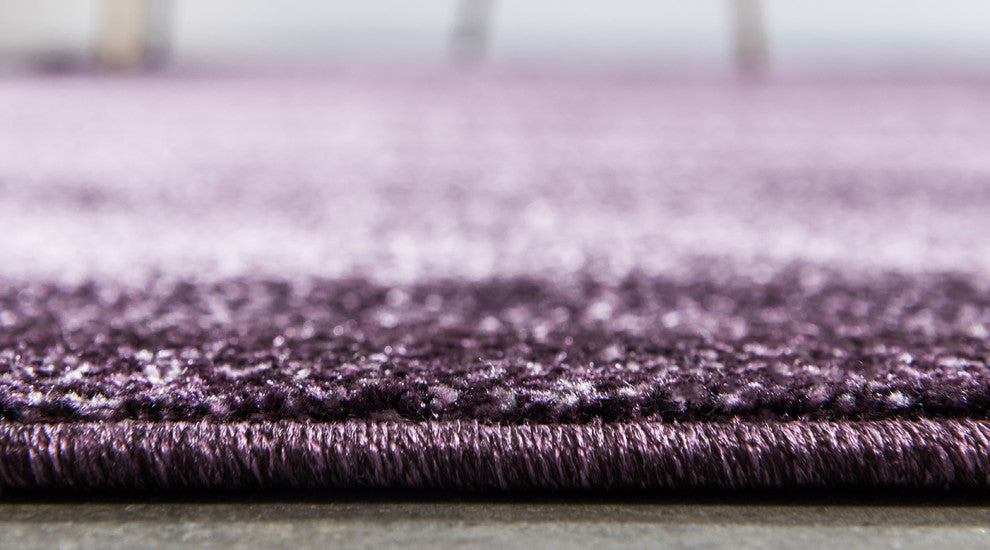 Rug Unique Loom Del Mar Purple Rectangular 5' 0 x 8' 0