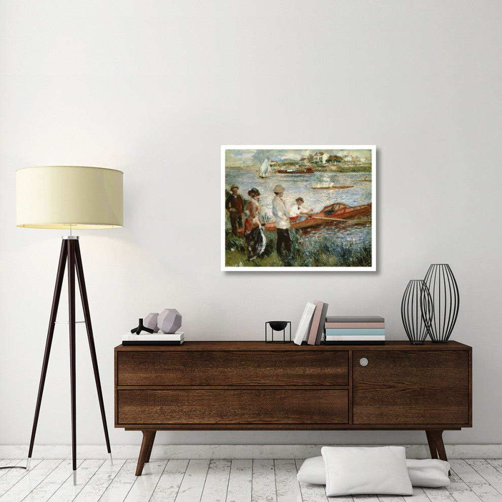 "Oarsmen at Chatou" Digital Paper Print by Pierre-Auguste Renoir, 37"x30"