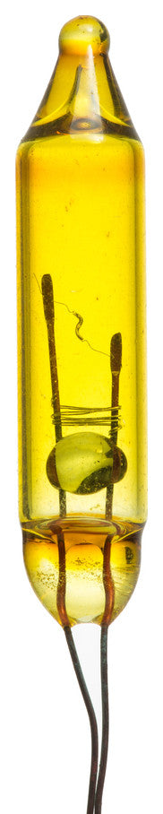 Vickerman W2V1707 Yellow Glass Incandescent Mini Bulb With Pinched Base