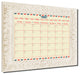 R2H Methods 'Postal' Dry Erase Monthly Calendar on ArtPlexi, 16"x20"