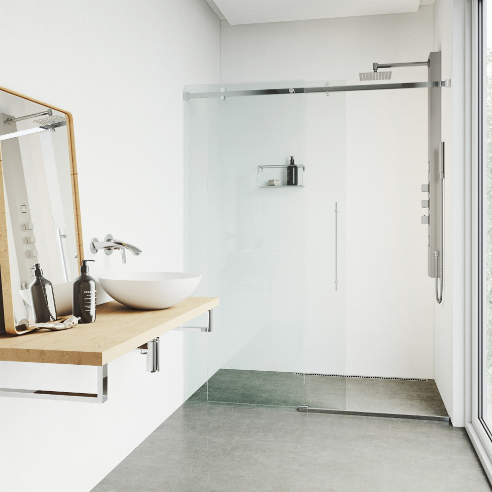 VIGO Rector 2-Jet Shower Panel with Shower Head, Stainless Steel