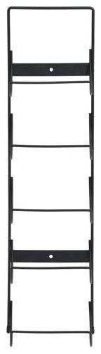 Vidaxl Wall Mounted Wine Rack For 5 Bottles Black Iron