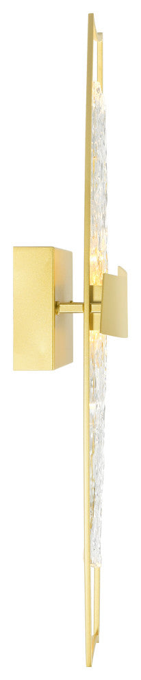 Guadiana Integrated LED Satin Gold Wall Light