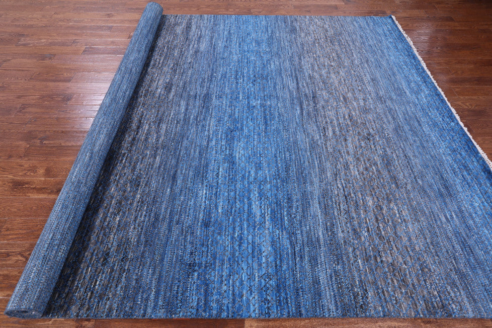 Savannah Grass Handmade Wool Rug 9' 0" X 11' 8" - Q13222