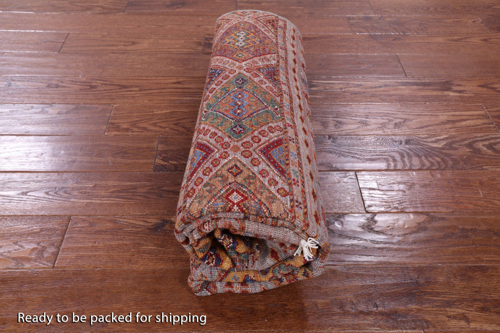 5' 0" X 6' 7" Handmade Khorjin Super Kazak Rug Q11286
